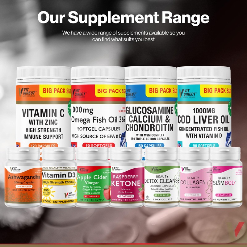 Vit Direct - Glucosamine, Calcium & Chondroitin (with MSM Complex)