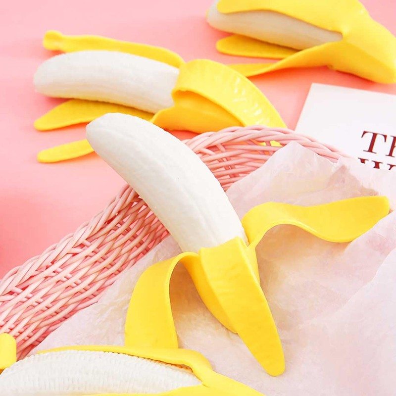 AiO JAPAN Toy, Stretching Banana, Peeling Banana, Stress Relief, Stress