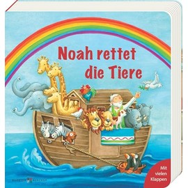 Noah rettet die Tiere (Pappbilderbücher mit Türchen)
