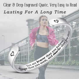 SAM & LORI Teens Trendy Stuff Bracelets for Teen Gifts Friend Gifts Inspirational Cuff 17 Year Old Gifts Ideas Teenage Confirmation Christmas Day Easter Stocking Stuffers Valentines