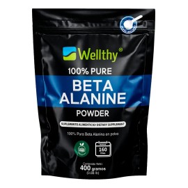 Beta Alanina 400 Gr 160 Porciones Wellthy