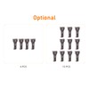 Eacam 10 PCS Hook Clip, Outdoor Hanging Hooks for 60-70mm