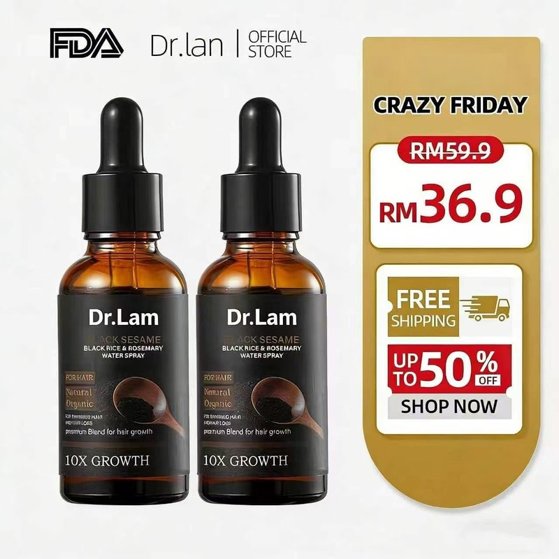 Dr.Lam Original 10X Hair Growth Serum Black Sesame & Ginseng