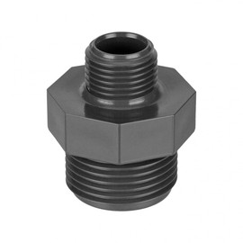 REKUBIK PVC-U Reducing Nipple 2 x Male Thread Size 2 Inch Male x 1 1/4 Inch Male Thread