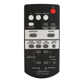 FSR71 ZK72120 Replacement Remote Control Fit for Yamaha YAS203, YAS-203