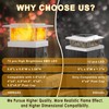 Dynaming 4 Pack Solar Post Cap Lights Outdoor with Flickering