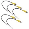 Audio Fan RCA Pin Plug Male with Cable AV Cable