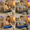 MELLO Lap Pillow for Reading – Memory Foam Gaming Pillow