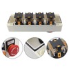 Nxtop Red Yellow Green Momentary Switch, Red Mushroom Emergency Stop