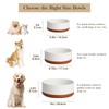 MALACASA Dog Bowls, Ceramic Dog Food and Water Bowls for