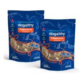 Dogelthy Pack De 2 Bolsas De Traquea De Res Deshidratada