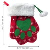 KONG Holiday Stocking Paw L 26.7 x 21.5 x 3.2