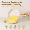 SENSARTE Ceramic Pots and Pans Set Nonstick, Kitchen Cookware Sets,
