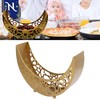 Ramadan Tray, Moon Shape Large Capacity Decorative Iron Tray Home