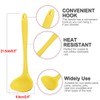 uxcell Silicone Soup Ladle Spoon 8.5 Inch Heat Resistant to