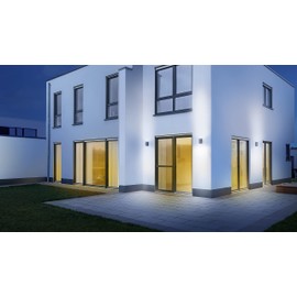 Steinel Steinel Wandleuchte L 930 Anthrazit, Up-/Downlight, 9.3 W LED Au?enleuchte, 3000 K warmwei?e Wandlampe, Aluminium