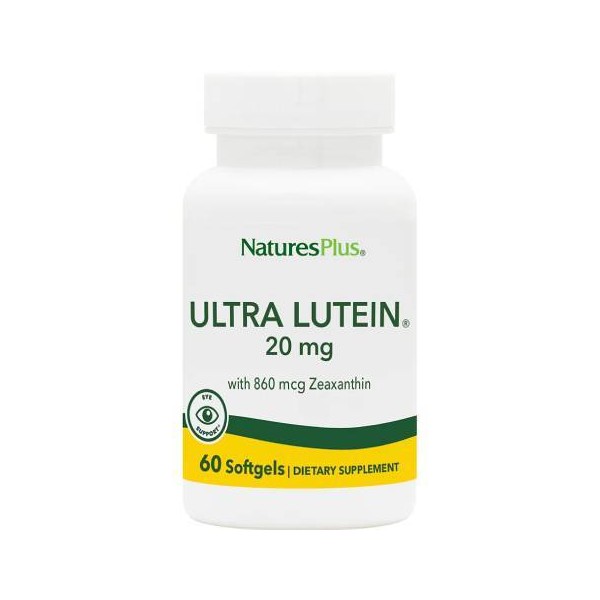 Nature's Plus Ultra Lutein 20mg 60 Capsules