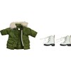 Nendoroid Doll Warm Set Boots & Mod Coat (Khaki)