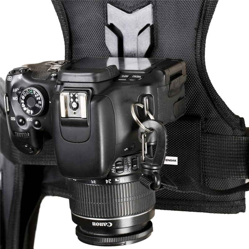 Micnova Multi Camera Carrying Chest Harness System Vest with Side