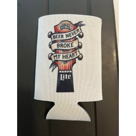 Miller Lite Luke Combs Beer Never Broke My Heart/ Miller Lite Collapsible Koozie