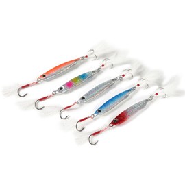 Fishing goo! Jig, Short Lure, Metal Jig, Set of 5, Cospa, 0.5 oz (15 g)