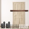 4 Pcs Door Barricade Brackets, Door Barricade Clamps U Brackets,