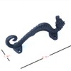 NNNJunhua Seahorse Shaped Decorative Drawer Hardware Handles Creative Double Hole