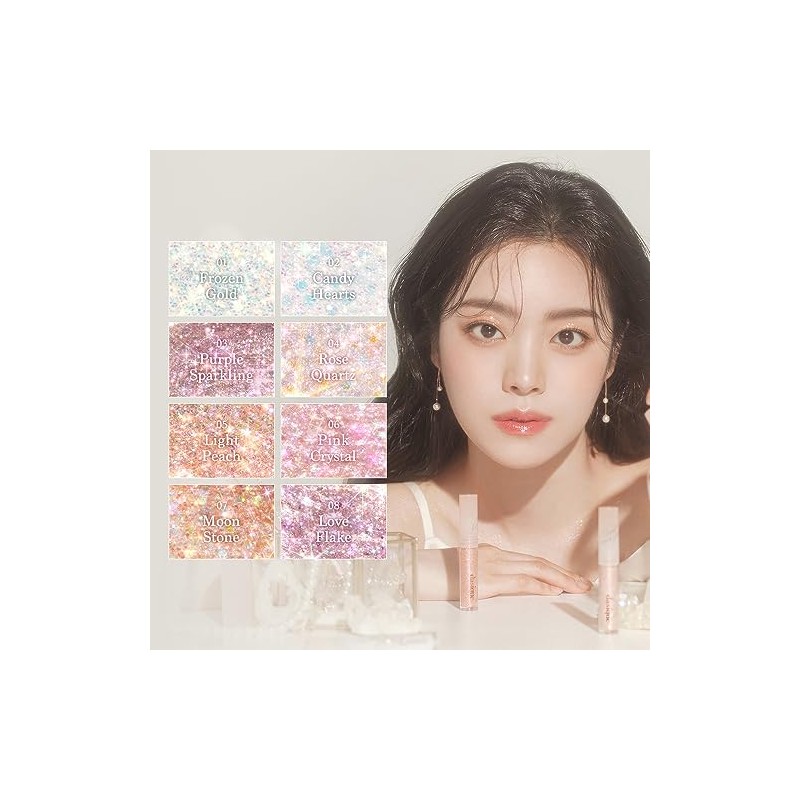 dasique Starlit Jewel Liquid Glitter (04 Rose Quartz) Twinkle Glitter