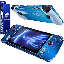 ArmorSuit 2 Pack Blue Matte Metallic Skin Vinyl Wrap Film for ASUS ROG Ally MilitaryShield - Made in USA