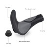 2Pcs Bike Handlebar Grips TPR Rubber Ergonomic Slip Prevention Replacement