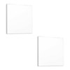 UFURMATE Blank Cover Wall Plate, 2PCS 3.39" x 3.39" Plastic