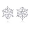 MILACOLATO Christmas Snowflake Earrings For Women Girls 925 Sterling Silver