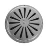 Adjusted Circular Air Vent Grate INOX AISI 316, Stainless Steel