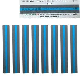 spansee 8 PCS Mah Jongg Line Reader, Mahjong Card Line Guide, Mahjong Rules Helper, Mah Jongg Card Line Finder, Mahjong Gifts, Mahjong Accessories (Blue)