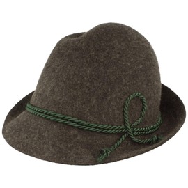 Breiter Allgäuer Costume Hat Anthracite 52