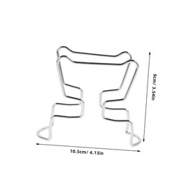 Operitacx Stainless Steel Coffee Stand Filter Coffee Stand Metal Coffee Drip Stand Pour-Over Coffee Holder Drip Coffee Holder Coffee Station Stand Coffee Bag Stand Silver