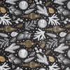 RUSPEPA Christmas Wrapping Paper Roll - Mini Roll - Black