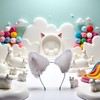 [Qintreesify] Cute Cat Ear Headband Long Fur Fox Ear Cosplay