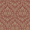 Norwall SD36139 Stitched Damask Prepasted Wallpaper, Multi