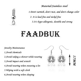 FAADBUK Madame Leota inspired Gift Madame Leota Earrings Haunted Horror Movie fandom Gift (Leota Earrings)