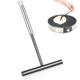 Crepes distributor, T-shape dough spreader, stainless steel crepes dough spreader, for crepe dough or pancake ham