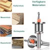KEWAYO Countersink Drill Wood Set, 8 mm Drill Countersink with