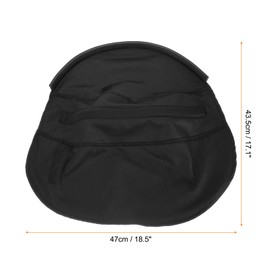 sourcing map Welding Helmet Cover FR Cotton Welding Helmet Extended Headcover Welding Head Cover Welding Hood Accessories with Press Fit Seal for Most Welding Helmets, Black