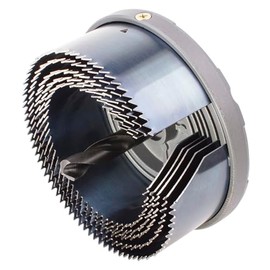 Wolfcraft 8918000 Standard Hole Saw with 5 Quick-Change Saw Blades