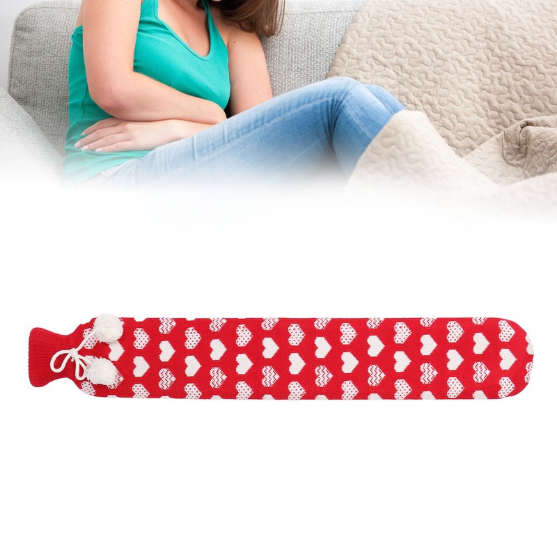 Hot Water Bottle Soft Rubber Knitting Sleeve Hot Water Bag