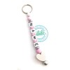 LALO Keyring with Name and Heart Motif Engraving - Gift