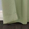 Sun Zero Easton - Cortina con ojales opacos, Verde Salvia