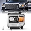 SOCKIR Halogen Headlight Assembly Fits for 2014-2018 GMC Sierra 1500