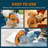 7 Inch Ultra-Thin Turbo Mesh Diamond Blade for Cutting Porcelain,