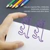 100Pcs Cute Paper Clips Animal Style Exquisite Bright Electroplated Anti